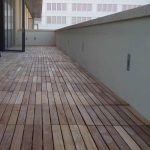 camuru wood deck tiles on elevated balcony patio