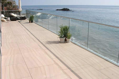 porcelain roof pavers on balcony deck 500