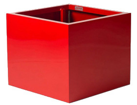 bison red powder coat aluminum cube